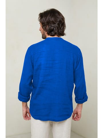 Lin Passion Hemd in Blau
