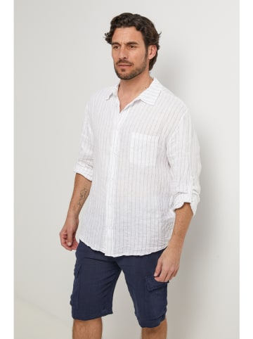 Lin Passion Leinen-Hemd in Weiß