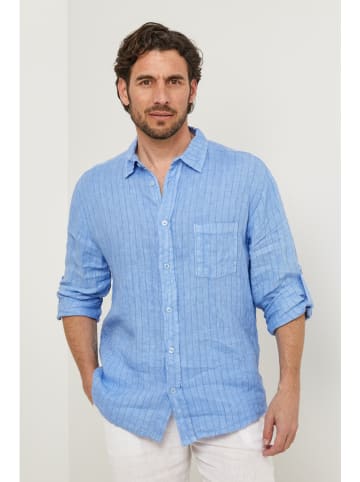 Lin Passion Linnen blouse lichtblauw