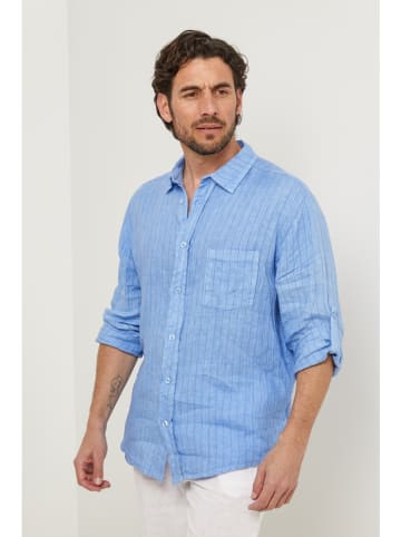 Lin Passion Linnen blouse lichtblauw