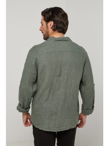 Lin Passion Leinen-Hemd in Grün