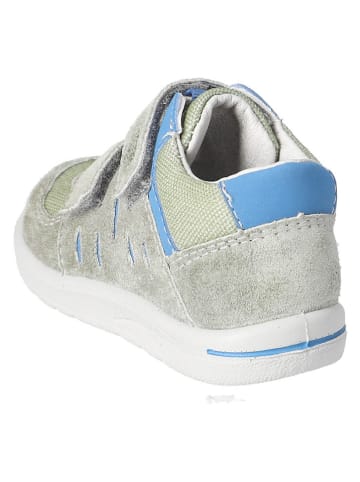 PEPINO Skórzane sneakersy "Nuro" kolorze khaki