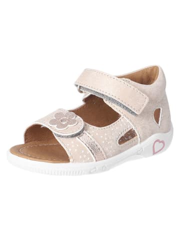 PEPINO Leder-Sandalen "Maja" in Beige