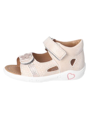 PEPINO Leder-Sandalen "Maja" in Beige