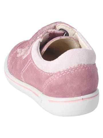 PEPINO Skórzane sneakersy "Timmi" kolorze jasnoróżowym