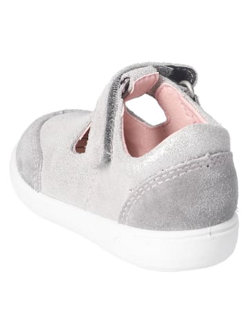 PEPINO Skórzane sneakersy "Wanda" kolorze szarym