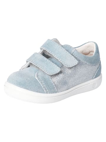 PEPINO Skórzane sneakersy "Nadja" w kolorze błękitnym