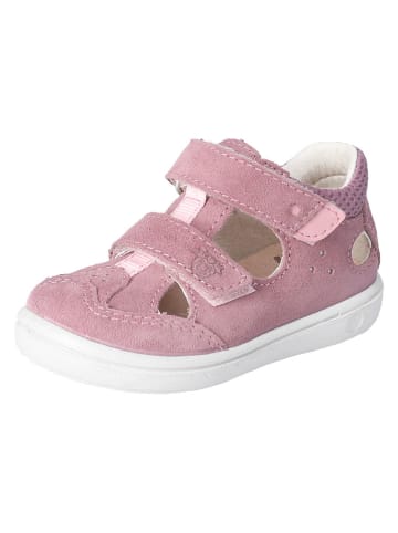 PEPINO Skórzane półsandały "Ed" w kolorze jasnoróżowym