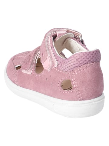 PEPINO Skórzane półsandały "Ed" w kolorze jasnoróżowym