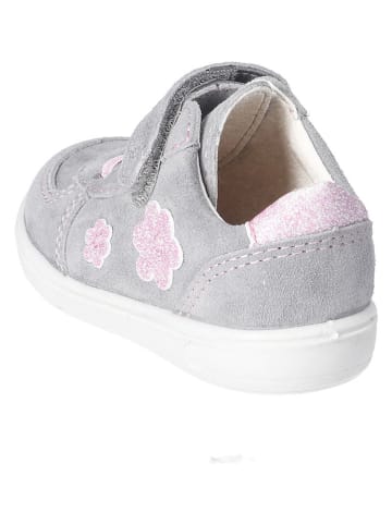 PEPINO Skórzane sneakersy "Lucia" kolorze szarym