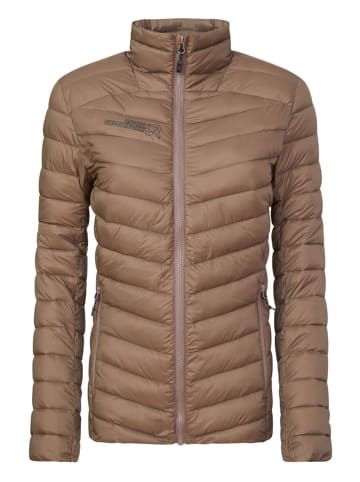 ROCK EXPERIENCE Kurtka pikowana "Fortune 2.0" w kolorze jasnobrązowym