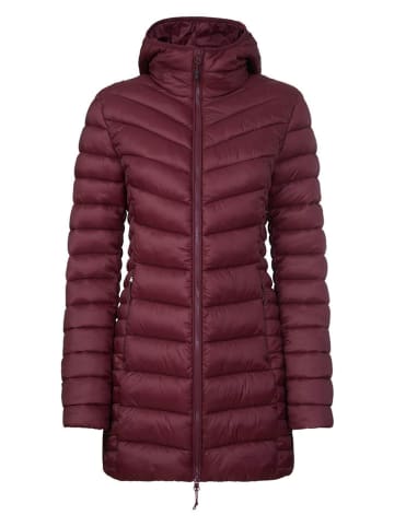 ROCK EXPERIENCE Doorgestikte mantel "Juneau" rood