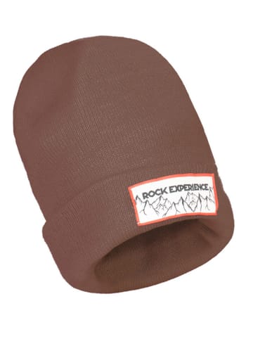 ROCK EXPERIENCE Czapka beanie "Vorlage" w kolorze szarobrązowym