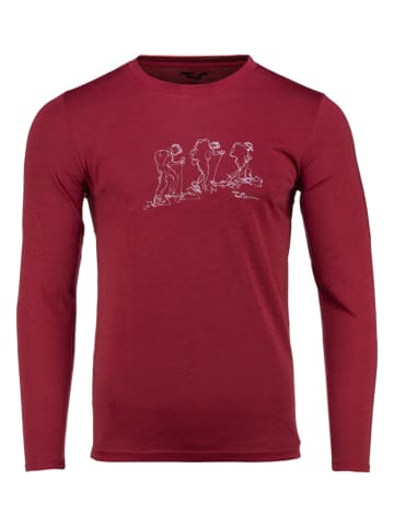 Traunstein Sport Funktionslongsleeve "Skitour" in Rot