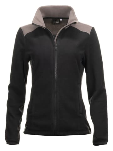 Traunstein Sport Fleecejacke "Topas" in Schwarz/ Beige