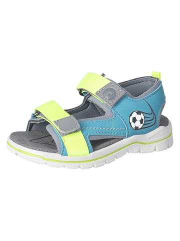 Ricosta Sandalen "Tame" lichtblauw/geel