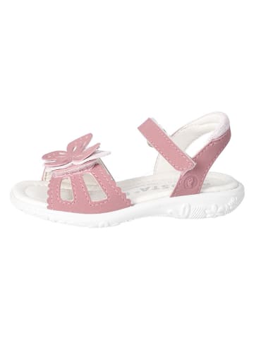 Ricosta Leren sandalen "Kelebek" lichtroze
