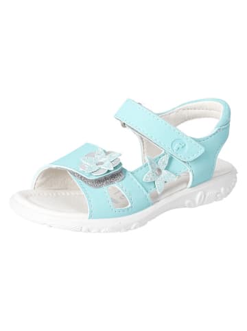 Ricosta Leren sandalen "Carola" lichtblauw