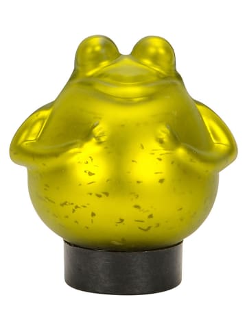 POSIWIO Teichdekoration ''Frosch'' in Grün - (B)12 x (H)13,5 x (T)10 cm