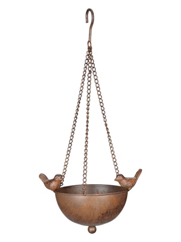 POSIWIO Vogeltränke in Braun - (H)11 x Ø 18 cm