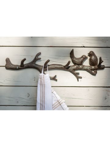 POSIWIO Garderobe ''Zweig'' in Braun - (B)43,5 x (H)14 x (T)4 cm