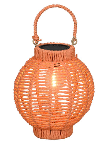 POSIWIO Solarny lampion LED w kolorze pomarańczowym - wys. 21,5 x Ø 19 cm
