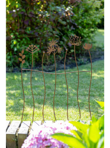 POSIWIO Kratka "Flowers" w kolorze brązowym do roślin pnących - 69 x 44 cm