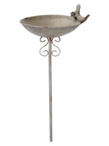 POSIWIO Vogelbad grijs - (B)24 x (H)10 x (D)22 cm