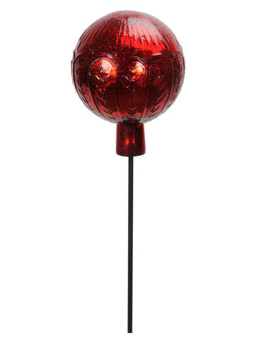 POSIWIO Tuinsteker ''Bal'' rood - (H)21 x Ø 15 cm