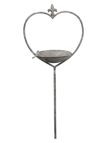 POSIWIO Poidełko w kolorze szarym dla ptaków - 29 x 143 x 17,5 cm