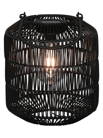 POSIWIO Solarny lampion LED w kolorze czarnym - wys. 25 x Ø 23 cm