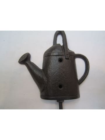 POSIWIO Gartenstecker ''Giesskanne'' in Braun - (B)12 x (H)11,5 x (T)11 cm