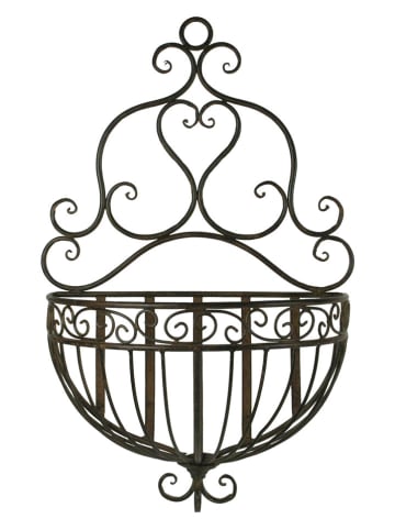 POSIWIO Koszyk ścienny w kolorze brązowym na rośliny - 37 x 57 x 20 cm