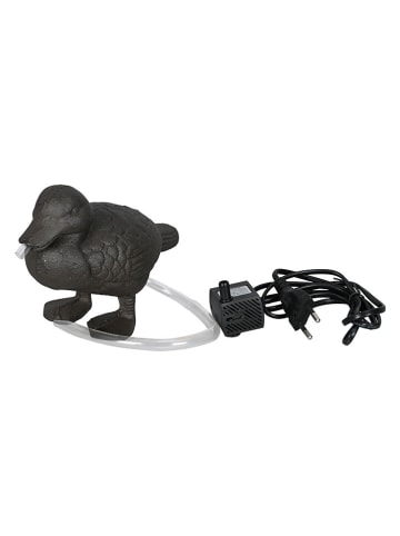 POSIWIO Wasserspeier ''Ente'' in Braun - (B)18 x (H)14 x (T)9 cm