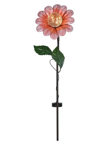 POSIWIO LED-Solar-Dekoleuchte ''Blume'' in Rosa - (B)24 x (H)109,5 x (T)22 cm
