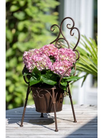 POSIWIO Doniczka w kolorze brązowym - 25 x 48 x 25 cm