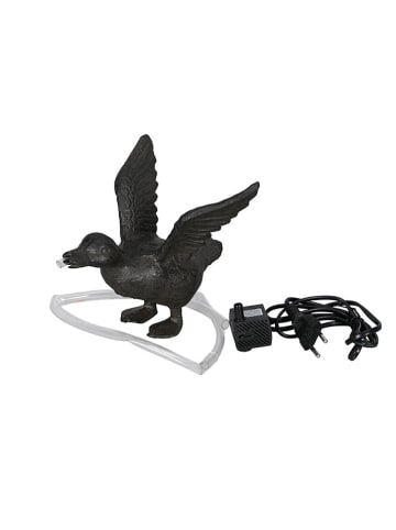 POSIWIO Wasserspeier ''Ente'' in Braun - (B)20 x (H)17 x (T)17 cm