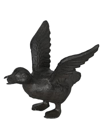 POSIWIO Wasserspeier ''Ente'' in Braun - (B)20 x (H)17 x (T)17 cm