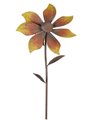 POSIWIO Wiatrak "Flower" w kolorze żółto-pomarańczowym - 35 x 130 x 20 cm