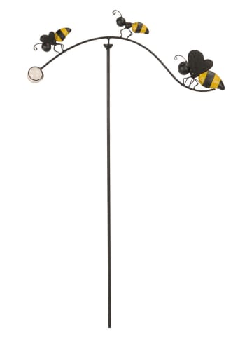 POSIWIO Windspiel ''Bienen'' in Gelb/ Schwarz - (B)50 x (H)109 x (T)18 cm