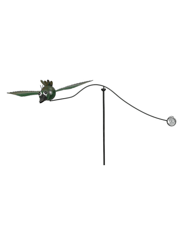 POSIWIO Windspiel ''Vogel'' in Grün - (B)33 x (H)121 x (T)115 cm