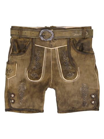 Isartrachten Lederhose in Braun