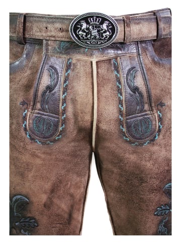Edelnice Lederhose "Florian" in Braun