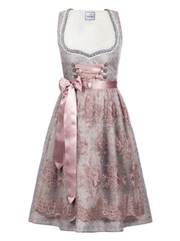 Edelnice Dirndl "Aurelie" in Altrosa/ Grau