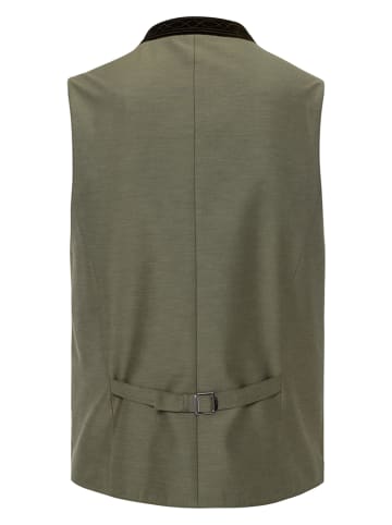 Heimatglück Trachtenweste "Markus" in Dunkelgrün