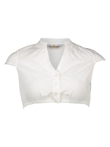 Almsach Dirndlbluse in Weiß