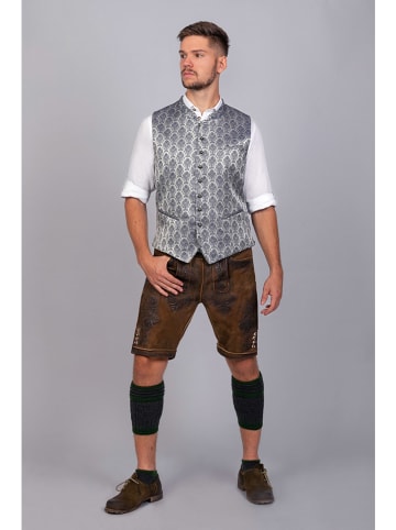 Edelnice Lederhose "Jan" in Dunkelbraun