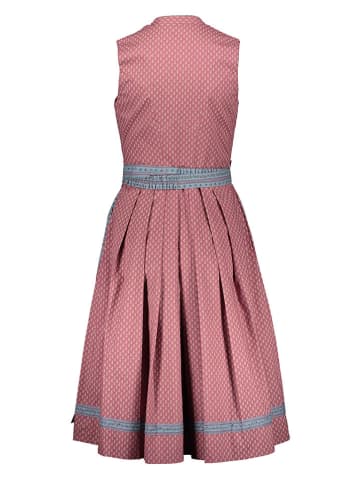 Almsach Dirndl in Hellblau/ Altrosa