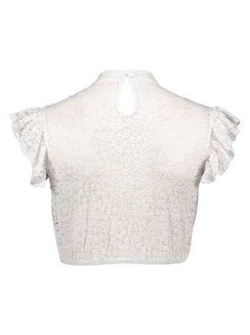 Almsach Dirndlbluse in Weiß