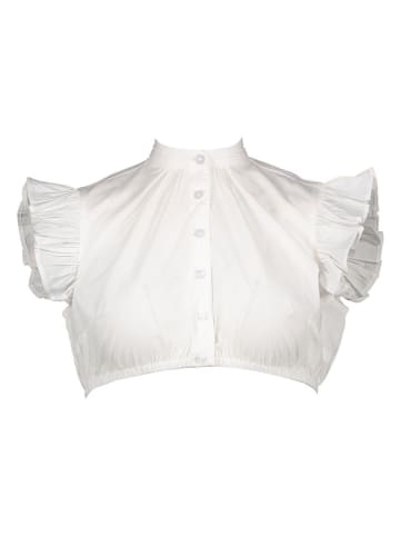 Almsach Dirndlbluse in Weiß